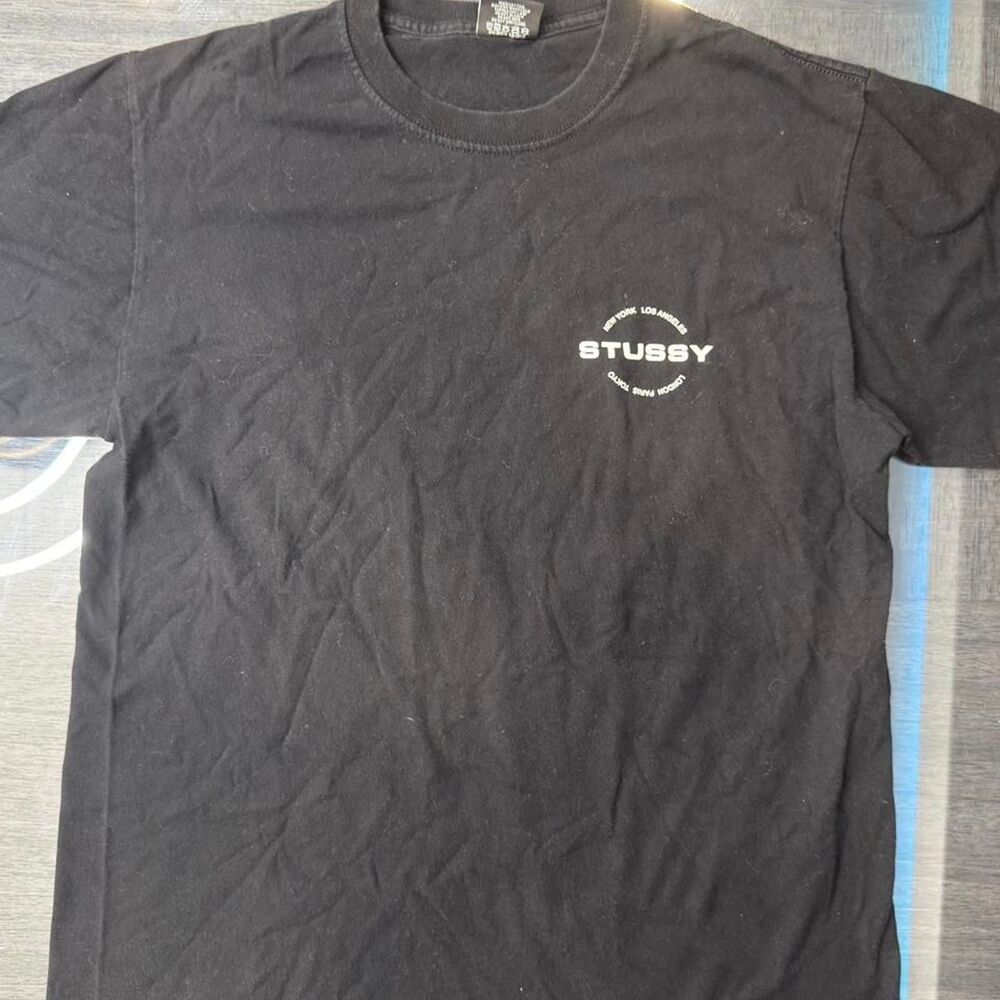 Stussy Men's Black T-shirt